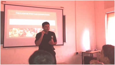 Lecture at hotel management institute in pune